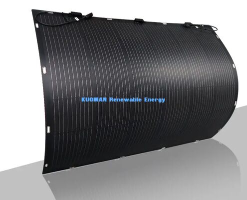 แผงโซลาร์เซลล์แบบโค้งงอได้ – การออกแบบคาร์บอนไฟเบอร์สำหรับการใช้งาน RV/Marine/Off-Grid