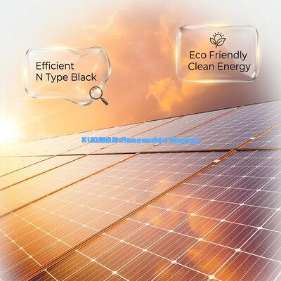 N Type Monocrystalline Solar Panel 410W-430W พร้อม IP68 Junction Box สําหรับระบบพลังงานที่กําหนดเอง