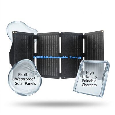 เครื่องชาร์จพลังงานแสงอาทิตย์กันน้ำน้ำหนักเบาพิเศษ 40W พร้อมเซลล์ IBC ประสิทธิภาพสูง
