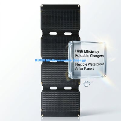 เครื่องชาร์จพลังแสงอาทิตย์แบบพับได้ 40W PERC สําหรับมือถือและคอมพิวเตอร์