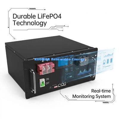 KM 48V 200Ah LiFePO4 แบตเตอรี่ที่บ้าน ที่เก็บเก็บพลังงานในบ้าน