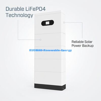 KM New Power 51.2V 400Ah LiFePO4 ระบบเก็บแบตเตอรี่ในบ้าน ความจุ 10.24KWh ~ 30.72KWh และอายุการใช้งาน 6000 วงจร