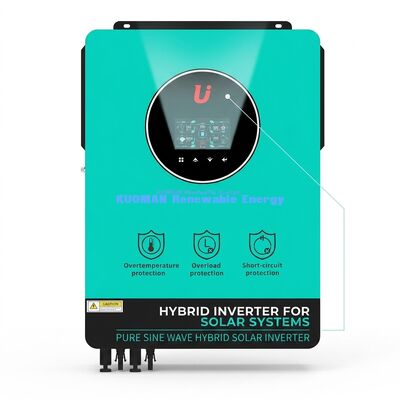 BSSI-V-GN10200 อินเวอร์เตอร์พลังงานแสงอาทิตย์แบบไฮบริด 10KW พร้อม MPPT สองตัวและเครื่องชาร์จ 160A สําหรับการเก็บพลังงานอย่างมีประสิทธิภาพ