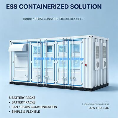 ESSC0500A-1106 ถังเก็บพลังงาน 500kW ราคาต่ํา