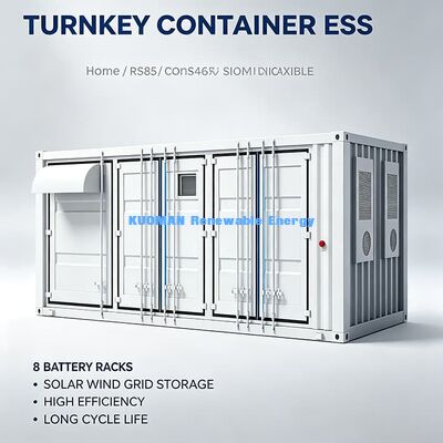 1.106MWh ESS ถังบูรณาการพร้อม RS485 TCP/IP Remote Monitoring หน่วยพลังงานสํารองไมโครกรีด