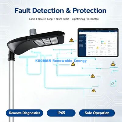 กันน้ํา IP65 LoRaWAN Smart Street Lamp, ป้องกันสายฟ้า, ใช้ในสภาพแวดล้อมกลางแจ้งที่รุนแรง