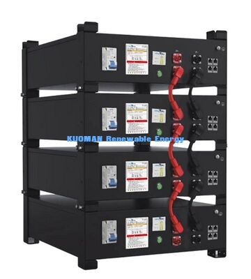 KM พลังงานใหม่ บ้าน แบตเตอรี่เก็บพลังงาน 51.2V 100Ah แบตเตอรี่ LiFePO4 UL9540A UL1973