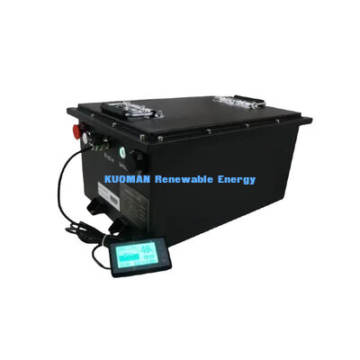 แบตเตอรี่รถกอล์ฟ LiFePO4 ขนาด 48V 50Ah-150Ah มีอายุการใช้งาน 8000 จันทร์เพื่อให้มีความสามารถที่ยั่งยืน