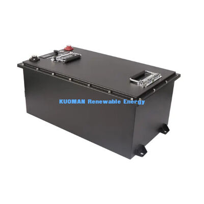 แบตเตอรี่ลิเธียมไอออนฟอสเฟต (LiFePO4) สำหรับรถกอล์ฟ KM 72V -100Ah แบบกำหนดเอง 8000 รอบ