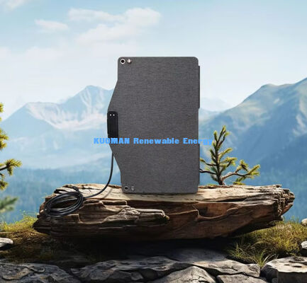 40W ETFE IP67 กันน้ำ พกพา พับได้ แผงโซลาร์เซลล์ ชาร์จเจอร์ พร้อม USB Type-C