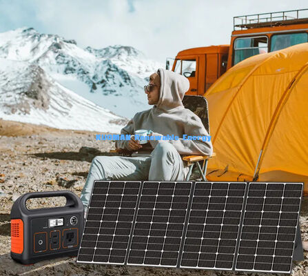 แผงโซลาร์เซลล์พับได้แบบพกพา กันน้ำ IP68 กำลัง 400W 40.3V สำหรับการผจญภัยกลางแจ้ง