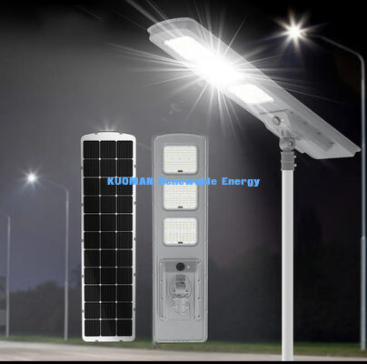 120W IP65 แสงดวงอาทิตย์แบบกันน้ําด้วยตัวเลือกเซ็นเซอร์การเคลื่อนไหว - อายุการใช้งาน 8-10 ปี