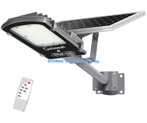 ไฟถนนโซลาร์เซลล์แบบแยกส่วน 300W-500W กันน้ำระดับ IP65 พร้อมแบตเตอรี่ LiFePO4 และแผงโซลาร์เซลล์