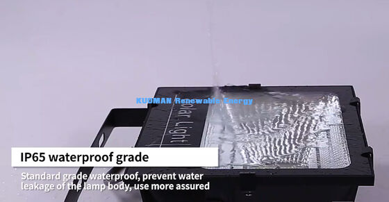 ไฟสปอร์ตไลท์โซลาร์เซลล์ LED สว่างพิเศษสำหรับอุตสาหกรรม คลังสินค้า สวน สว่างสูง