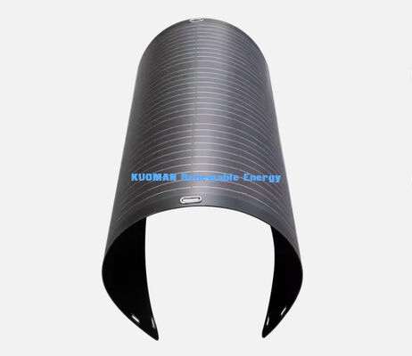 แผงโซลาร์เซลล์แบบยืดหยุ่นประสิทธิภาพสูง ฟิล์มบาง ETFE 100W 210W สำหรับการผจญภัยกลางแจ้งและการปีนเขา
