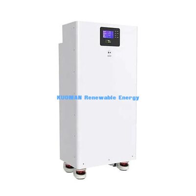แบตเตอรี่ลิเธียมไอออนฟอสเฟต KM 48V 300Ah สำหรับเก็บพลังงานในบ้าน ติดผนัง พร้อมรอบการใช้งาน 8000 รอบ และการตรวจสอบแบบเรียลไทม์