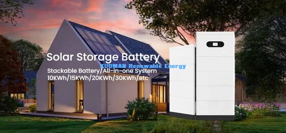 แบตเตอรี่ LiFePO4 แบบวางซ้อนได้ เป็นมิตรต่อสิ่งแวดล้อม 51.2V 400Ah สำหรับการจัดเก็บพลังงานในบ้าน พร้อมการรับประกัน 10 ปี