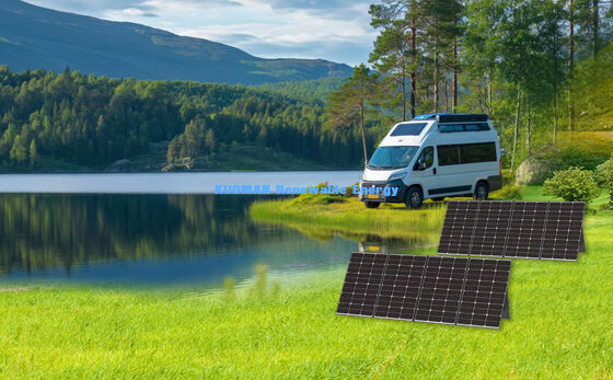 400W 40.3V ชาร์เจอร์พลังแสงอาทิตย์แบบพับ โทรพกได้ พานล์พลังแสงอาทิตย์แบบพับ สําหรับการแคมป์และการเดินป่า