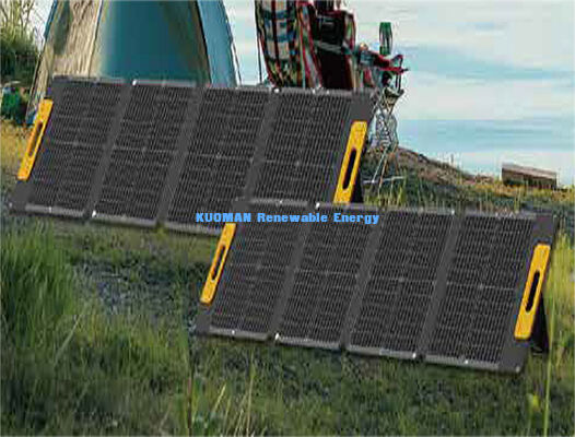 IP68 กันน้ํา 100W พลังงานสูงสุด พานิลแสงอาทิตย์แบบพับ โทรศัพท์และ iPad