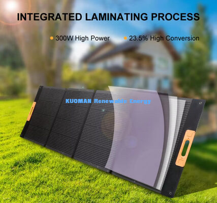 Multi-Port Solar Charger 300W 100% Green Solar Power Bendable Folding Portable Solar Panel