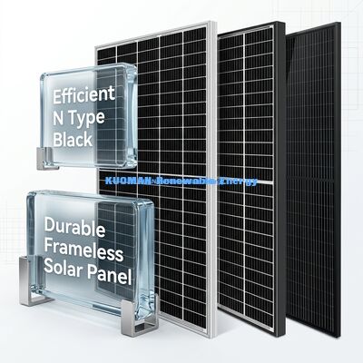 แผงโซลาร์เซลล์ 500W-600W ประสิทธิภาพ 22% ทนทานต่อสภาพอากาศระดับ IP65 สำหรับการผลิตไฟฟ้าภาคอุตสาหกรรม