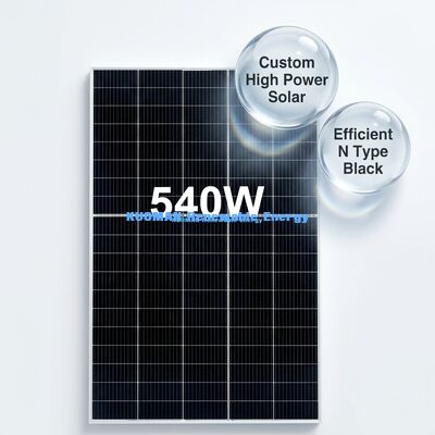 แผงโซลาร์เซลล์ 500W-600W ประสิทธิภาพ 22% ทนทานต่อสภาพอากาศระดับ IP65 สำหรับการใช้งานในอุตสาหกรรม