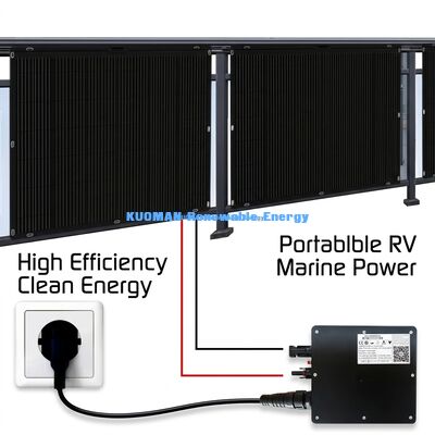 แผงโซลาร์เซลล์แบบพับได้ทนทานต่อสภาพอากาศ 480W สำหรับตั้งแคมป์และพลังงานยั่งยืน