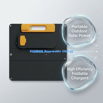 ที่ชาร์จพลังงานแสงอาทิตย์แบบพับได้ 100W พร้อมเทคโนโลยี IBC Solar สำหรับโทรศัพท์และแล็ปท็อป