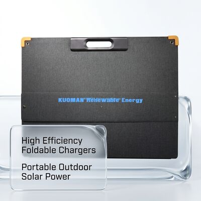 แผงเครื่องชาร์จพลังงานแสงอาทิตย์แบบพับได้ขนาดเบา 300W พลังงานแสงอาทิตย์แบบพกพาสำหรับการเดินทางแคมป์ปิ้งบนชายหาด