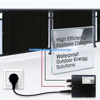 แผงโซลาร์เซลล์แบบพับได้ทนทานต่อสภาพอากาศ 480W สำหรับตั้งแคมป์และพลังงานยั่งยืน