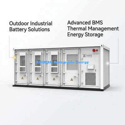 แบตเตอรี่ ESS สําหรับการเก็บพลังงานพาณิชย์ขนาด 215KWh ที่สามารถปรับแต่งได้ สําหรับฟาร์มพลังแสงอาทิตย์ที่ยั่งยืน