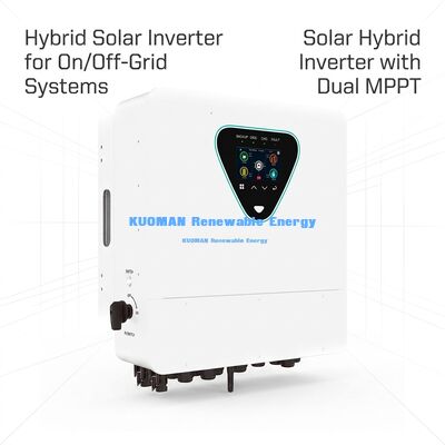 อินเวอร์เตอร์โซลาร์ไฮบริด BSR 6KW พร้อมมาตรฐาน IP65 และการทำงานแบบขนานสำหรับบ้านและเชิงพาณิชย์