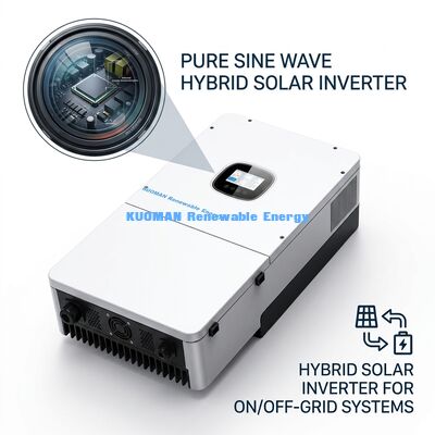 อินเวอร์เตอร์ไฮบริด 3 ขั้นสมาธิที่มีการจัดอันดับ IP65 และการรับประกัน 5 ปีสําหรับการจัดการพลังงานที่น่าเชื่อถือ