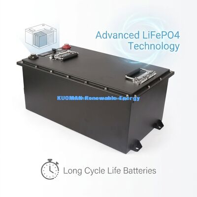 แบตเตอรี่ลิเธียมไอออนฟอสเฟตสำหรับรถกอล์ฟ KM 72V -100Ah แบบกำหนดเอง พร้อมรอบการใช้งาน 8000 ครั้ง และพลังงาน 7360Wh