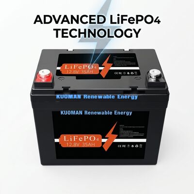 แบตเตอรี่ลิเธียม 448Wh 12V 30Ah แบตเตอรี่ LiFePO4 แบบ Deep Cycle สำหรับเก็บพลังงาน