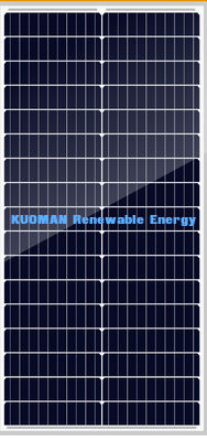 พานล์พลังแสงอาทิตย์แบบโมโนคริสตัลลีนขนาด 60W มีประสิทธิภาพ 17.77% และมีประสิทธิภาพ IP67 สําหรับการใช้งานไฟฟ้าระดับสูง