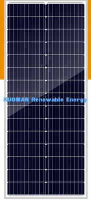 แผงโซลาร์เซลล์ Monocrystalline ขนาด 70 วัตต์ 18V ประสิทธิภาพสูง IP67 สำหรับเรือ RV Off-Grid