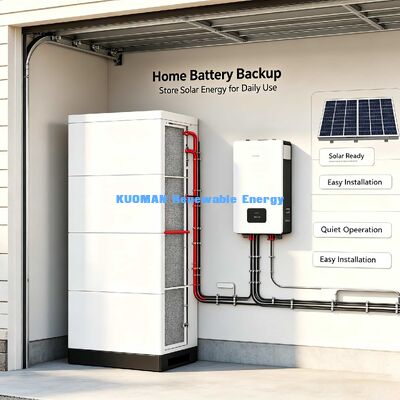 51.2V Stackable Solar Storage Battery Max 100A Charge/Discharge 200A 3S Peak Current