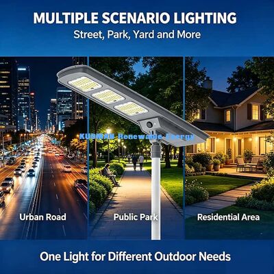 ประหยัดพลังงาน All In One โซลาร์สตรีทไลท์ 40W SMD5050 LED โซลาร์แลมป์ ไม่มีค่าใช้จ่ายไฟฟ้า