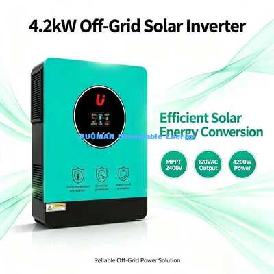 Off Grid Grid-Tie 4.2kW Solar Inverter Overload Short Circuit Overheat Protection