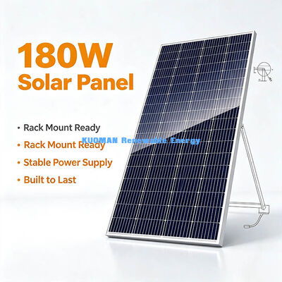 แผงโซลาร์เซลล์โมโนคริสตัลไลน์สำรองฉุกเฉิน 200-210W, พลังงานแสงอาทิตย์ที่เชื่อถือได้สำหรับภายนอกอาคาร