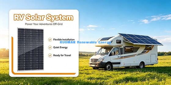 160‐170W โมโนคริสตัลโซลาร์แพนเนล 182 มม 66-เซลล์ โมดูล PV สําหรับ RV Home Off-Grid Power