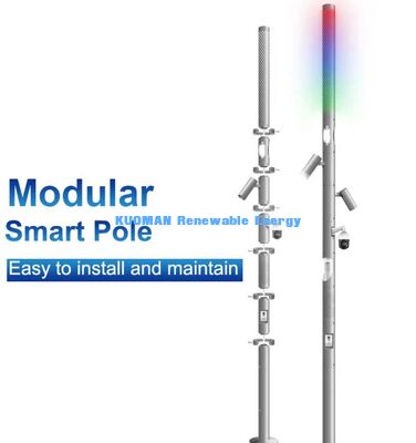 โมดูลาร์ สมาธิ สตูล BS‐15 ∙ All‐in‐One IoT Smart City Street Light พร้อมกล้อง, WiFi และการโทรฉุกเฉิน