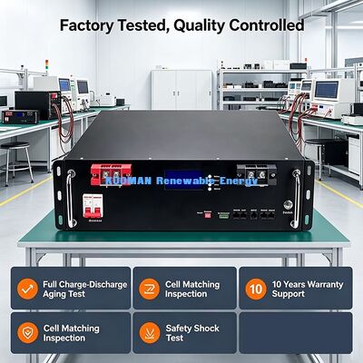 OEM ODM รองรับ Rack-Mount LiFePO4 แบตเตอรี่แบรนดิ่ง Housing Function Customizatio